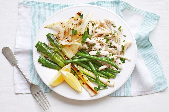 Lemon Chicken With Leeks and Green Beans