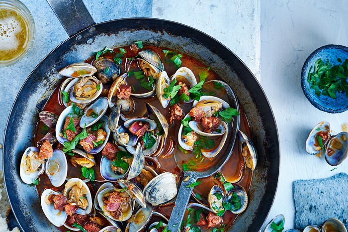Clams Recipe With Chorizo And Beer