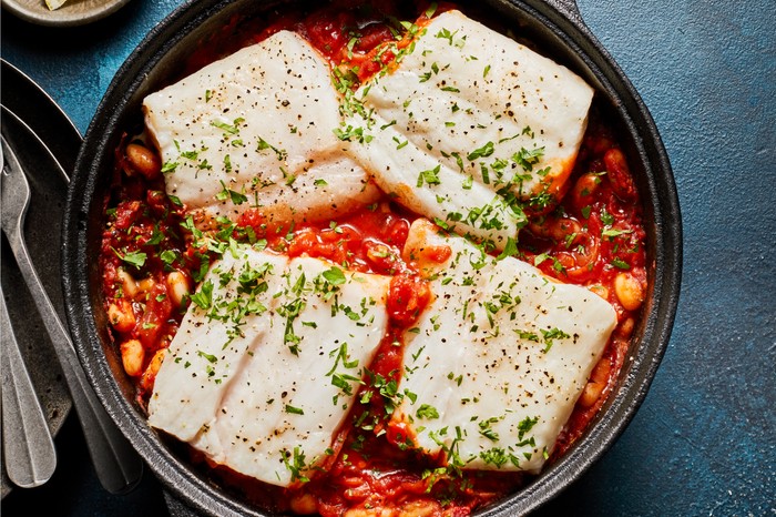 Baked cod