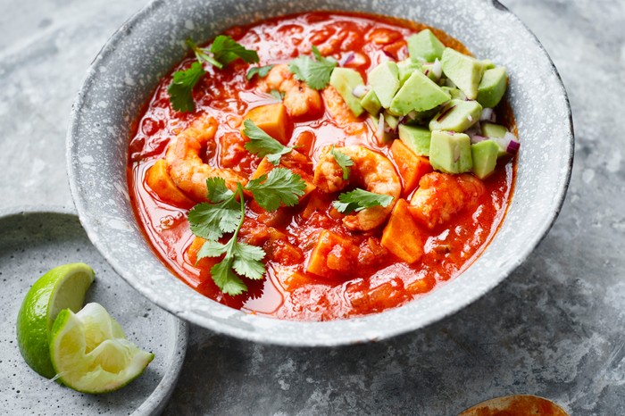Mexican Soup Recipe with Prawns